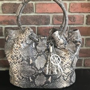 Michael Kors Snake Print Handbag